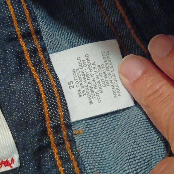 BDG Jeans Size 25 98% Cotton 2% Spandex Made U.S.A. Dark Blue Flare Jean - Picture 5 of 12